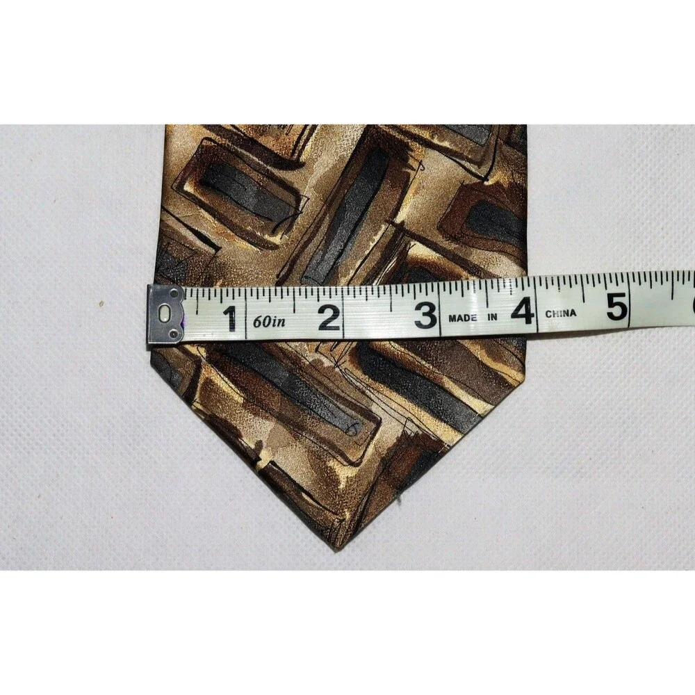 J. Garcia Jerry Garcia Men's Geometric Silk Tie Neck Tie‎